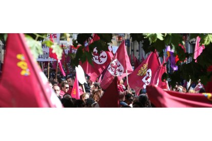 MANIFESTACION POR LAS CALLES DE LEON PARA REIVINDICAR LA AUTONOMIA LEONESA, CONVOCADA POR CIUDADANOS DEL REINO DE LEON