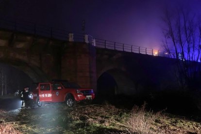 Estado en el que quedó el coche tras el accidente.