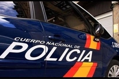 Coche patrulla de la Policía Nacional.