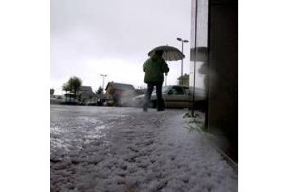 La granizada caída el jueves sobre Ponferrada no afectó a los cultivos