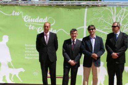 Díez, Fernández, Gutiérrez y Canuria, ante la publicidad de las obras