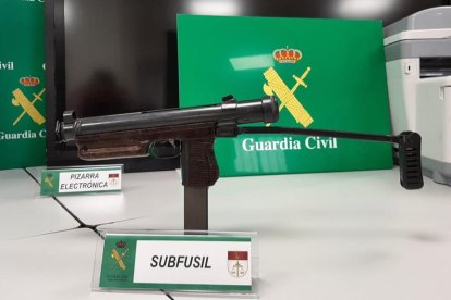 Arma incautada por la Guardia Civil. DL