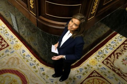 Ana Mato durante la sesión de control al Ejecutivo en el Congreso de los Diputados.