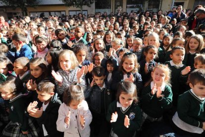 Los estudiantes de La Asunción fueron los grandes protagonistas. L. DE LA MATA