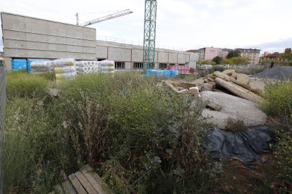 El conservatorio se construye en el límite entra La Palomera y San Mamés. RAMIRO