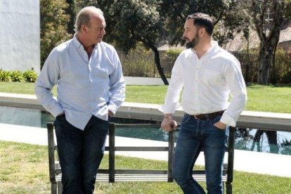 Bertín Osborne con Santiago Abascal en Mi casa es la tuya.