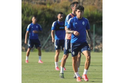 Kike Saverio se incorporó a los entrenamientos. L. DE LA MATA