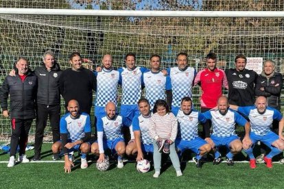 Equipo del Veteranos del Puente Castro que disputa la Liga CHF. DL