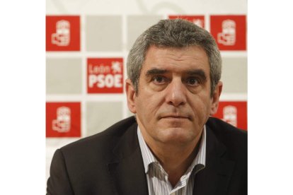 Julio Villarrubia, en su visita a León en marzo pasado.