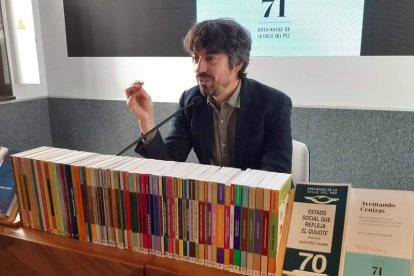 Pablo López Presa, ayer, durante la presentación. I. H. B.