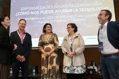 Especialistas en neurociencias participan en el foro nacional celebrado en Valladolid. R. GARCÍA