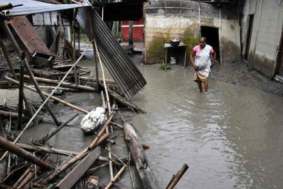 La inundaciones dejan 50 muertos en Nepal