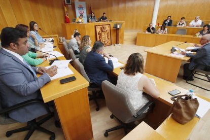 El Pleno de San Andrés del Rabanedo se celebró ayer por la mañana. RAMIRO