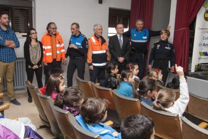 Un momento de la charla en el Ponce de León. OTERO PERANDONES