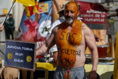 Los apicultores están en una situación desesperada. JAVIER LIZÓN