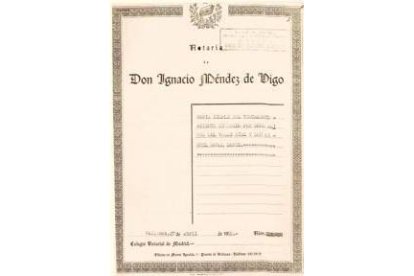 El testamento fue firmado el 27 de abril de 1962 ante dos viudas y una soltera