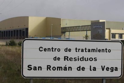 Instalaciones del centro de tratamiento en San Román de la Vega.