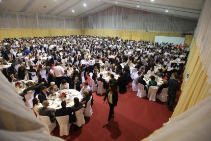 La cena del Festival Nacional de Exaltación del Botillo de Bembibre, en imagen de archivo. ANA F. BARREDO