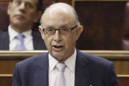 El ministro de Hacienda, Cristóbal Montoro.