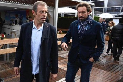 Sandro Rosell y su hermano Sergi en una imagen reciente.