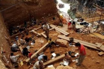 La Gran Dolina del yacimiento de la sierra de Atapuerca