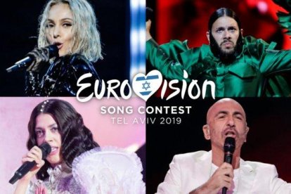 Algunos de los participantes de la semifinal 1 de Eurovisión 2019.