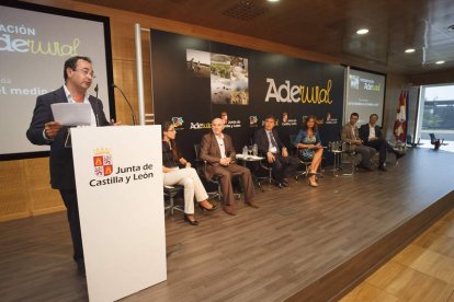 Un momento de la presentación del ADE Rural creado por la Junta de Castilla y León. DL