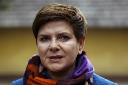 La primera ministra polaca Beata Szydlo.