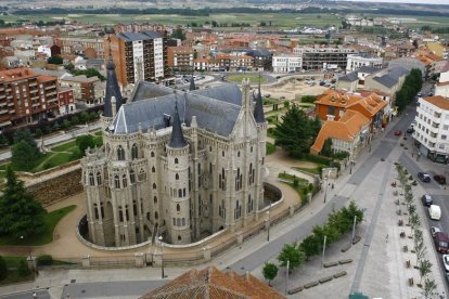 Vista del Palacio Episcopal y Museo de los Caminos en Astorga