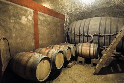 Interior de una bodega. M. P.