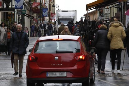 La Calle Ancha es una de las que más tráfico suma. MARCIANO PÉREZ