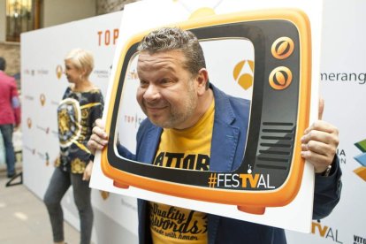 Alberto Chicote en la presentación de la nueva temporada de ‘Top Chef’ en Vitoria.