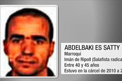 Abdelbaki Es Satti, imán de Ripoll y presunto cerebro de los atentados en Cataluña.