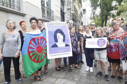 Concentración de apoyo a Juana Rivas en Madrid. DARWIN CARRIÓN