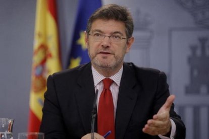 El ministro de Justicia, Rafael Catalá.