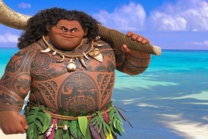 Maui, el polémico nuevo personaje de la última película de Disney, Moana.