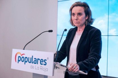 La vicepresidenta de Polítia Social del PP, Cuca Gamarra.