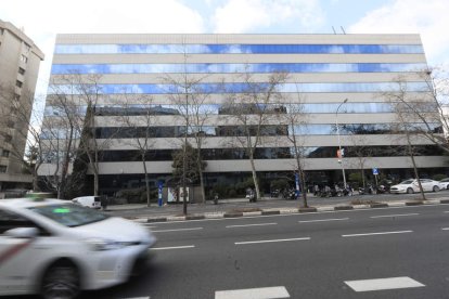 Imagen de la sede madrileña de la empresa Ferrovial. FERNANDO ALVARADO