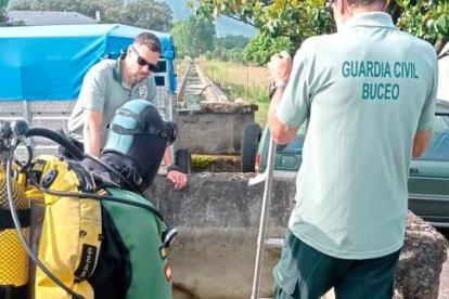 El equipo Geas de la Guardia Civil ha localizado esta mañana el cuerpo sin vida de la mujer desaparecida en Camponaraya. SUBDELEGACIÓN DE GOBIERNO