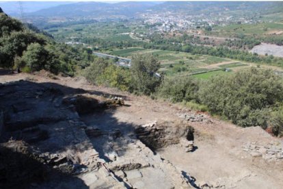 Imagen del yacimiento de O Castelo, en Valdeorras. DL