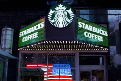 Imagen de un Starbucks de Nueva York.