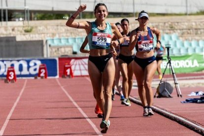 Lucía Redondo conquistó el oro en Tarragona en el Campeonato de España sub-23 de atletismo. RFEA