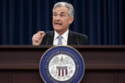 El presidente de la Reserva Federal estadounidense, Jerome Powell.