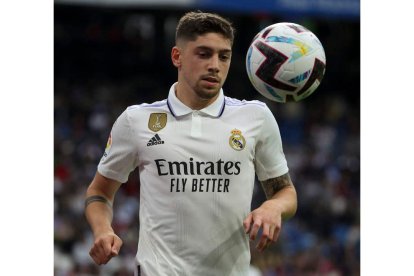 Fede Valverde, jugador del Real Madrid. KIKE HUESCA