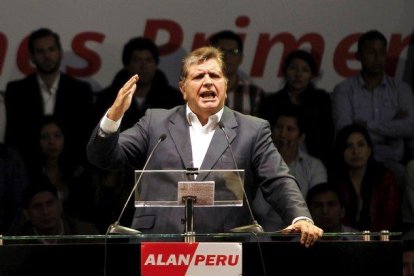 El expresidente de Perú, Alan García.