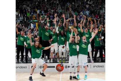 El Unicaja Málaga, campeón de la Copa del Rey. ALEJANDRO GARCÍA