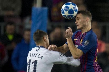 Vermaelen, el miércoles pasado, en la Champions.