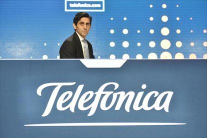 José María Álvarez-Pallete, presidente de Telefónica, en Madrid.