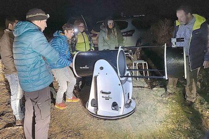 La Nasa investiga desde el cielo leonés la evolución de Lucy, que ayudará a conocer cómo se gestó el sistema solar. RAMÓN ÁNGEL FERNÁNDEZ