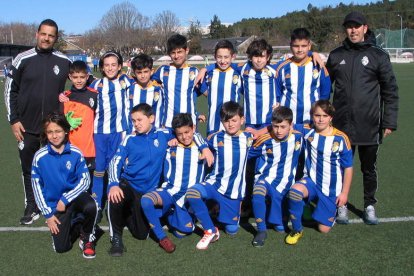 Equipo del Soccer Ponferradina de la categoría alevín. M. MACÍAS